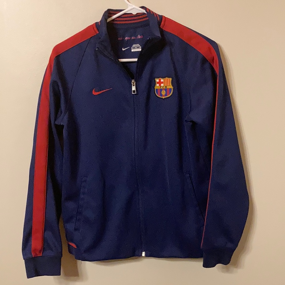 Nike Soccer Jacket FCB Youth XL Perfect Conditon